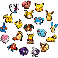 Покемон наклейки Pokemon стікери Джибітси 3D 20 шт аксесуари