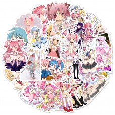 Мадока стікери, Мадока Магіка, Mahō Shōjo Madoka Magica, стікерпак, наліпки, набір, аніме, манга, дівчата чарівниці