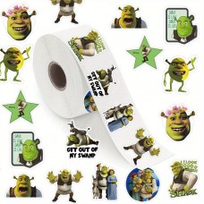 Шрек стікери наклейки Shrek аксесуари 500 шт