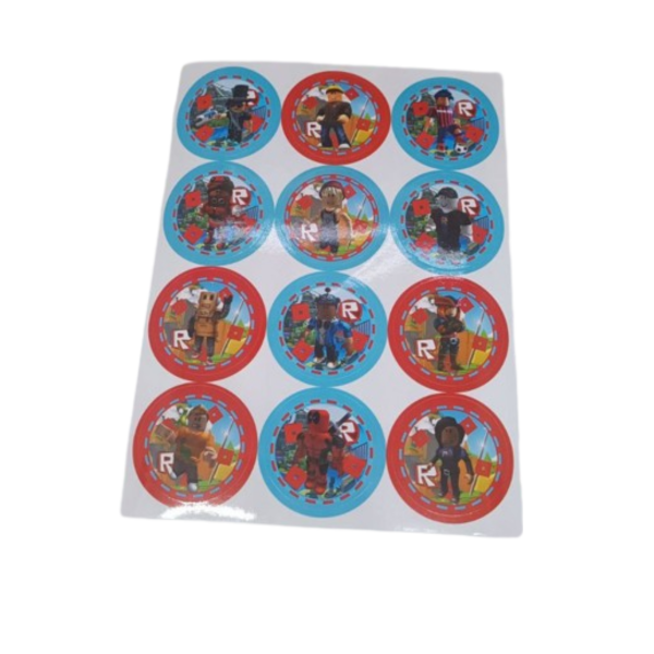 Стікери Роблокс Roblox стікерпак наклейки 12 шт