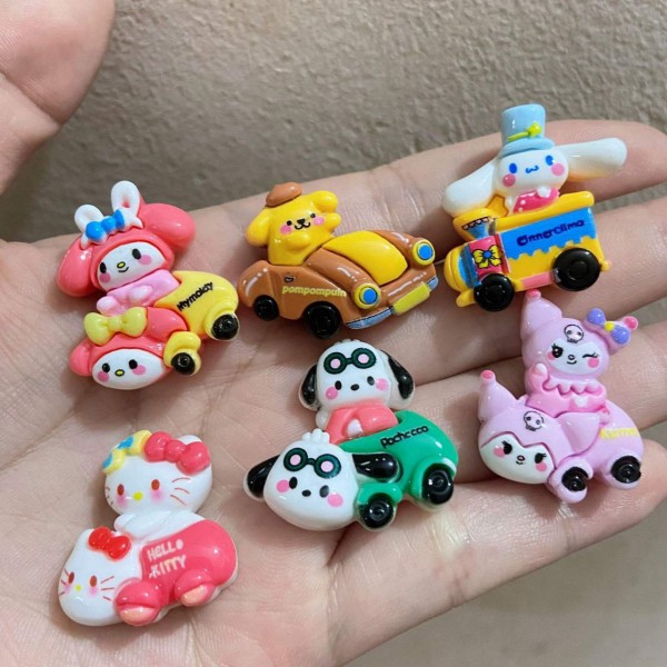 Наклейки Хелло Кітті Hello Kitty Привіт Кітті 3D для дітей 6 шт упаковка