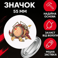 Значок Мої Співаючі Монстри май сингінг монстр My Singing Monsters на шпильці на рюкзак 55 мм 1 шт