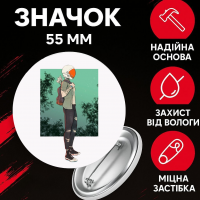 Значок Останні з нас зе ласт оф ас The Last of Us на шпильці на рюкзак 55 мм 1 шт