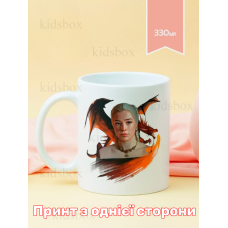 Кружка Гра Престолів з принтом керамічна чашка Дейнеріс Game of Thrones 330 мл