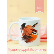 Кружка Гра Престолів з принтом керамічна чашка Game of Thrones 330 мл
