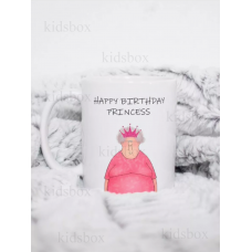 Кружка З днем ​​народження з принтом керамічна чашка Happy Birthday 330 мл