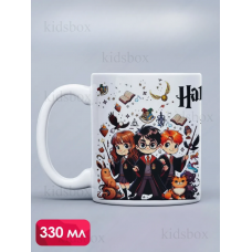 Кружка Гаррі Поттер з принтом керамічна чашка Harry Potter Хогвартс 330 мл