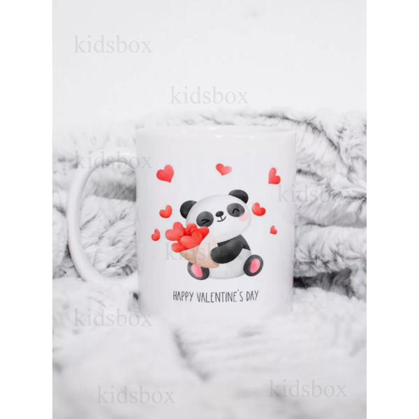 Кружка 14 лютого з принтом керамічна чашка День Святого Валентина 330 мл