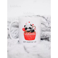 Кружка 14 февраля с принтом керамическая чашка День Святого Валентина 330 мл