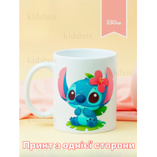 Кружка Ліло і Стіч з принтом керамічна чашка Lilo and Stitch 330 мл