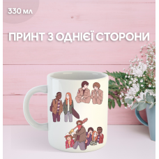 Кружка Дивні дива з принтом керамічна чашка Stranger Things 330 мл