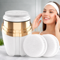 Щітка для очищення обличчя Sonic Facial Cleansing Brush LT-606 з насадками