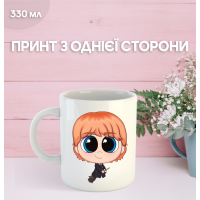 Кружка Гаррі Поттер з принтом керамічна чашка Harry Potter 330 мл