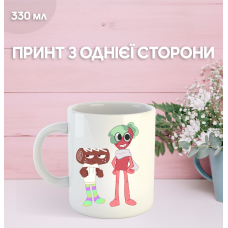 Кружка У Світі Денді Roblox Dandy's World з принтом керамічна чашка 330 мл