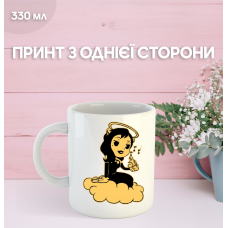 Кружка Бенді та чорнильна машина з принтом керамічна чашка Bendy and the ink machine 330 мл