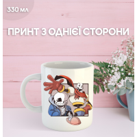 Кружка Андертейл с принтом керамическая чашка Undertale 330 мл