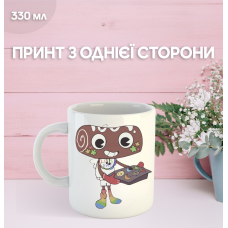 Кружка У Світі Денді Roblox Dandy's World з принтом керамічна чашка 330 мл