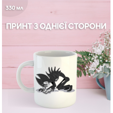 Кружка Бенді та чорнильна машина з принтом керамічна чашка Bendy and the ink machine 330 мл