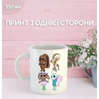 Кружка У Світі Денді Roblox Dandy's World з принтом керамічна чашка 330 мл