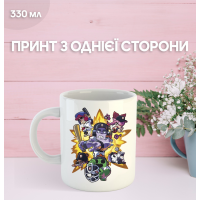 Кружка Бравл старс Brawl Stars з принтом керамічна чашка 330 мл