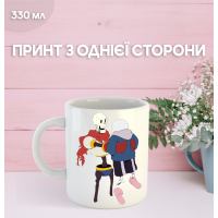 Кружка Андертейл з принтом керамічна чашка Undertale 330 мл