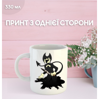 Кружка Бенді та чорнильна машина з принтом керамічна чашка Bendy and the ink machine 330 мл