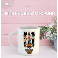 Кружка Ван Піс One Piece аніме з принтом керамічна чашка 330 мл