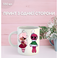 Кружка У Світі Денді Roblox Dandy's World з принтом керамічна чашка 330 мл