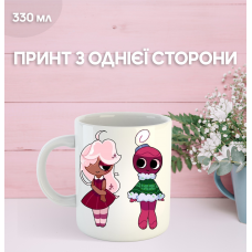 Кружка У Світі Денді Roblox Dandy's World з принтом керамічна чашка 330 мл