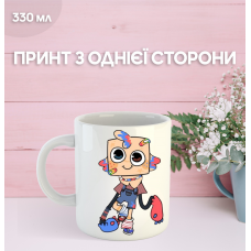 Кружка У Світі Денді Roblox Dandy's World з принтом керамічна чашка 330 мл