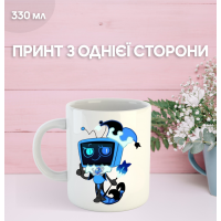 Кружка В Мире Дэнди (Денди) Roblox Dandy's World с принтом керамическая чашка 330 мл