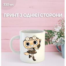 Кружка У Світі Денді Roblox Dandy's World з принтом керамічна чашка 330 мл