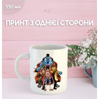 Кружка Ван Піс One Piece аніме з принтом керамічна чашка 330 мл