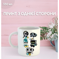 Кружка У Світі Денді Roblox Dandy's World з принтом керамічна чашка 330 мл