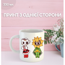 Кружка У Світі Денді Roblox Dandy's World з принтом керамічна чашка 330 мл