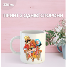 Кружка Ван Піс One Piece аніме з принтом керамічна чашка 330 мл