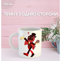 Кружка У Світі Денді Roblox Dandy's World з принтом керамічна чашка 330 мл