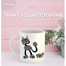 Кружка У Світі Денді Roblox Dandy's World з принтом керамічна чашка 330 мл