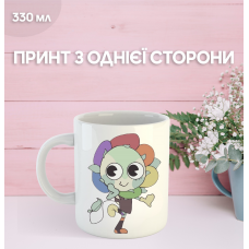 Кружка У Світі Денді Roblox Dandy's World з принтом керамічна чашка 330 мл