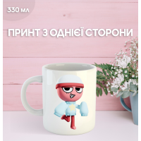 Кружка В Мире Дэнди (Денди) Roblox Dandy's World с принтом керамическая чашка 330 мл