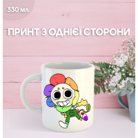 Кружка В Мире Дэнди (Денди) Roblox Dandy's World с принтом керамическая чашка 330 мл