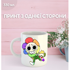 Кружка У Світі Денді Roblox Dandy's World з принтом керамічна чашка 330 мл