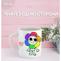 Кружка У Світі Денді Roblox Dandy's World з принтом керамічна чашка 330 мл