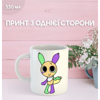 Кружка У Світі Денді Roblox Dandy's World з принтом керамічна чашка 330 мл