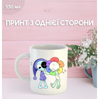 Кружка В Мире Дэнди (Денди) Roblox Dandy's World с принтом керамическая чашка 330 мл