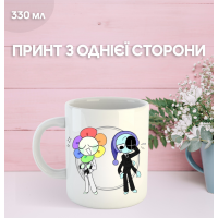 Кружка У Світі Денді Roblox Dandy's World з принтом керамічна чашка 330 мл