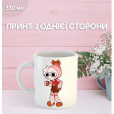 Кружка У Світі Денді Roblox Dandy's World з принтом керамічна чашка 330 мл