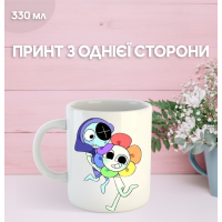 Кружка У Світі Денді Roblox Dandy's World з принтом керамічна чашка 330 мл