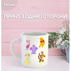 Кружка Вінні Пух з принтом керамічна чашка Winnie the Pooh 330 мл