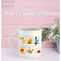 Кружка Вінні Пух з принтом керамічна чашка Winnie the Pooh 330 мл